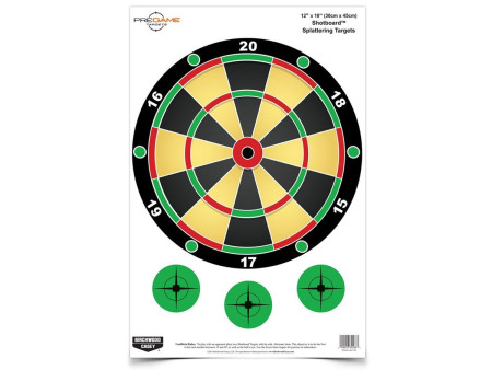 Birchwood Casey Dirty Bird Shotboard Game Target, 12"x18", 8ct