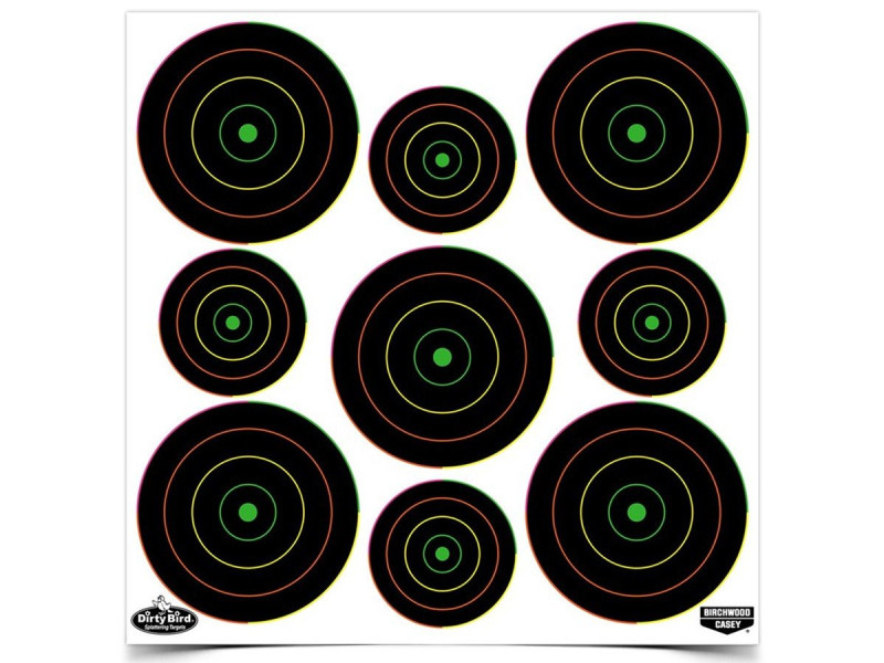 Birchwood Casey Dirty Bird Targets, 2" & 3" Targets, 180ct