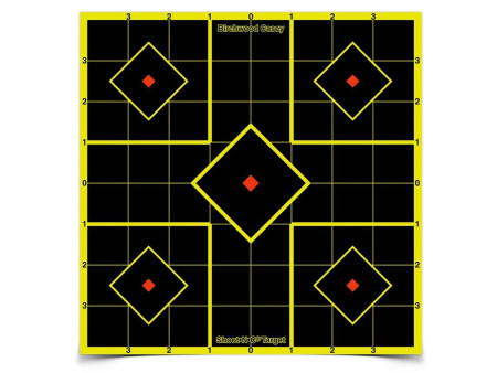 Birchwood Casey Shoot-N-C Sight-In Targets, 8" Square, 6ct