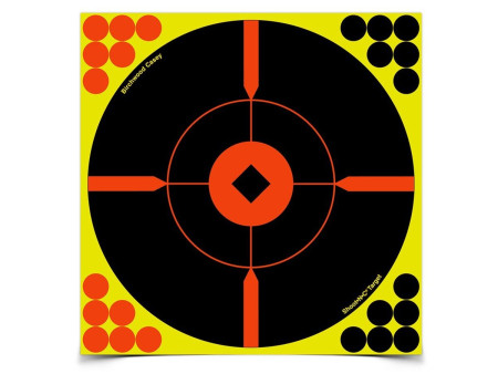 Birchwood Casey Shoot-N-C Targets, 8" Bullseye, 50 Targets + 200 Pasters