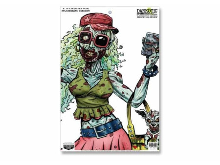Birchwood Casey Zombie Darkotic Shopping Spree Splattering Target, 12"x18", 8ct