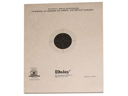 Daisy Official NRA 10-Meter Air Rifle Targets, 50ct