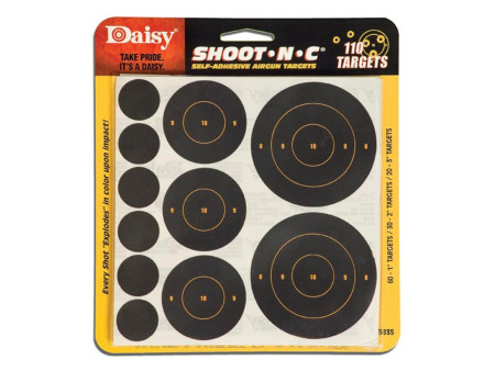 Daisy Shoot-N-C Self-Adhesive Airgun Targets