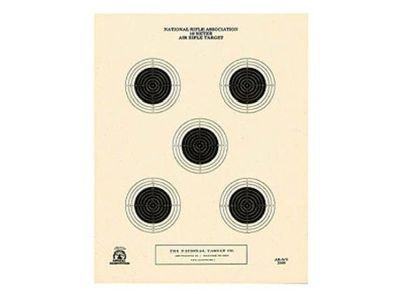 National Target 5 Bull Center Air Rifle Target