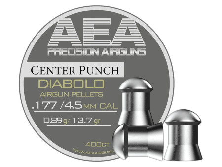 AEA Precision Center Punch Diabolo .177 Cal, 13.7gr, 400ct