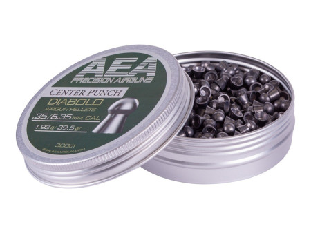 AEA Precision Center Punch Diabolo .25 Cal, 29.5gr, 300ct