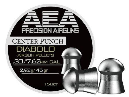 AEA Precision Center Punch Diabolo .30 Cal, 45gr, 150ct