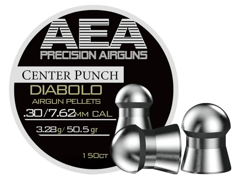 AEA Precision Center Punch Diabolo .30 Cal, 50.5gr, 150ct