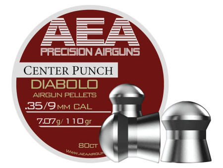 AEA Precision Center Punch Diabolo .35 Cal, 110gr, 80ct