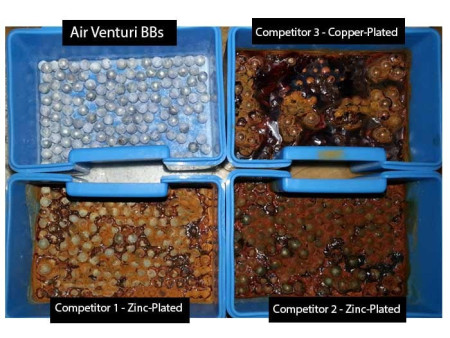 Air Venturi Steel BBs, .177 Cal, 5.1 Grains, Zinc-Plated, 2,500ct