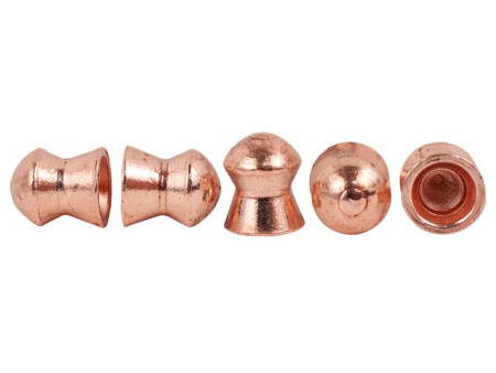 H&N Field Target Trophy Power Copper Plated, .22 Cal, 14.66 Grains, Round Nose, 200ct