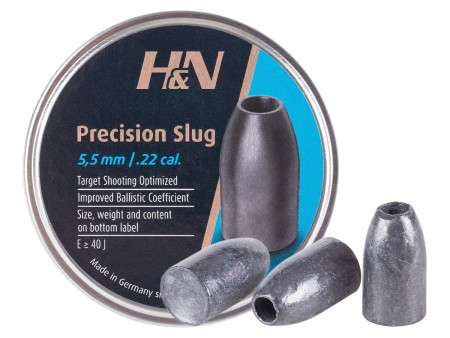 H&N Precision Slug, .218 Cal., 33 Grains, Hollowpoint, 150ct