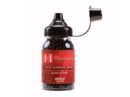 Hornady Black Diamond Steel BBs, .177 Cal, 5.1 Grains, Anodized Finish, 1500ct