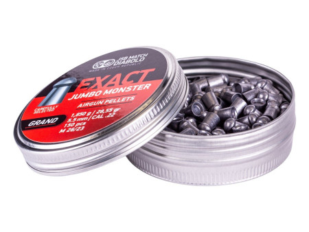 JSB Exact Jumbo Monster Grand .22 Cal, 28.55 Grains, Domed, 150ct