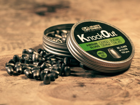 JSB KnockOut Slugs MKII .25 Cal, 33.49gr, Hollowpoint, 150ct