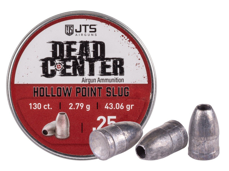 JTS Dead Center Precision Hollowpoint Slugs .25 Cal, 43.06gr, 130ct