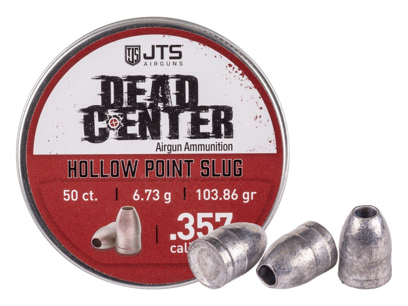 JTS Dead Center Precision Hollowpoint Slugs .357 Cal, 103.86gr, 50ct