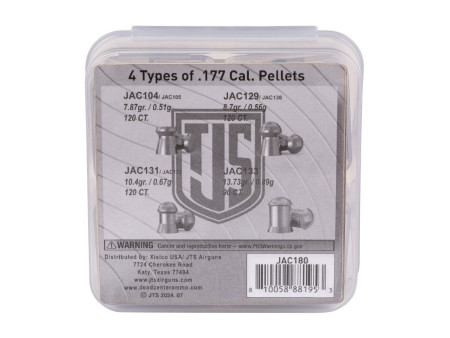 JTS Dead Center Precision Sampler Pack .177 Cal, 450ct