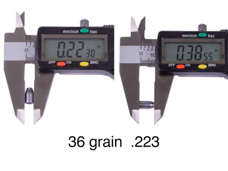 NSA Hollowpoint Slug .223 Cal, 36gr, 215ct
