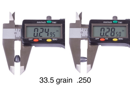 NSA .250 Cal 33.5 grain 215ct