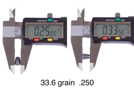 NSA .250 Cal 33.6 grain 215ct