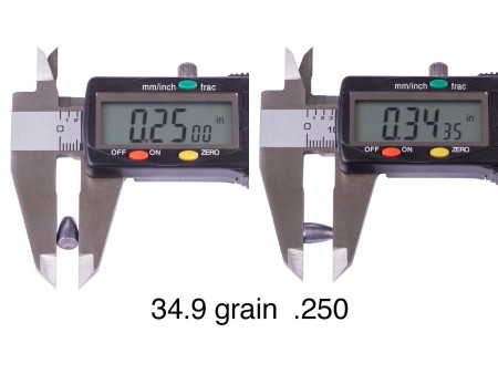 NSA .250 Cal 34.9 grain 215ct