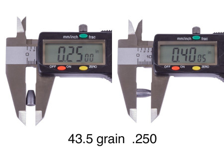 NSA .250 Cal 43.5 grain 200ct