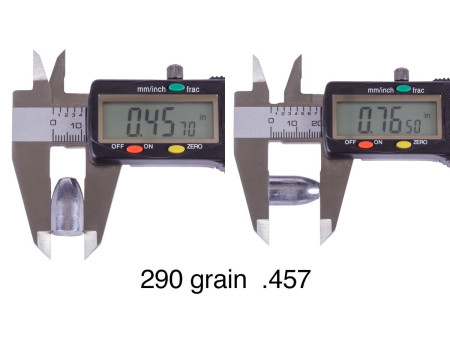 NSA .457 Cal 290.0 grain 50ct, 290 grain