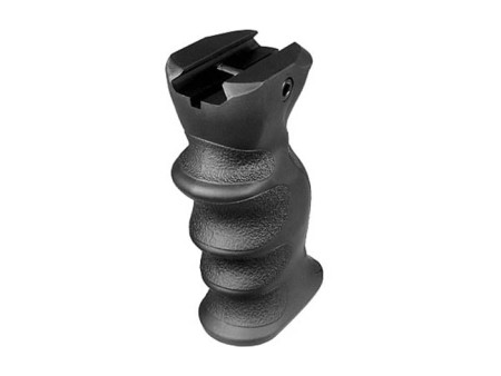 New Gen Combat Foregrip, Finger Grooves, Black