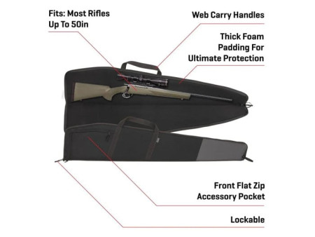 Allen Company Plata Rifle Case, 50", Black
