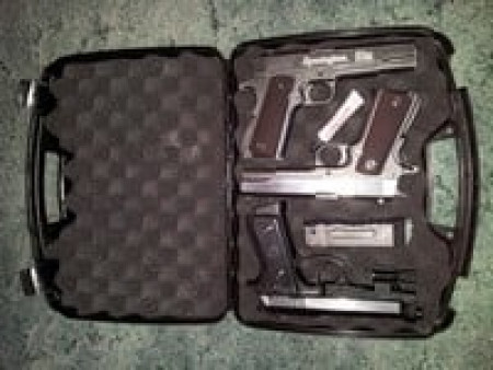 MTM Case-Gard Pistol Case, Holds 2 Guns