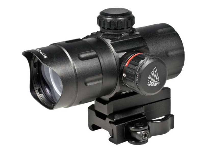 1x32.5mm ITA Combat Red/Green Dot Sight, 1/2 MOA, 38mm Tube, Riser, Quick-Detach Weaver/Picatinny Mount