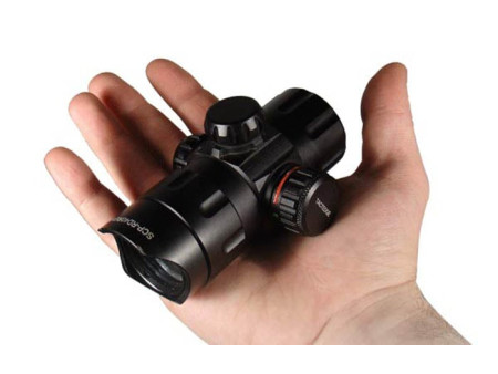 1x32.5mm ITA Combat Red/Green Dot Sight, 1/2 MOA, 38mm Tube, Riser, Quick-Detach Weaver/Picatinny Mount