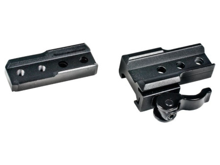 1x32.5mm ITA Combat Red/Green Dot Sight, 1/2 MOA, 38mm Tube, Riser, Quick-Detach Weaver/Picatinny Mount