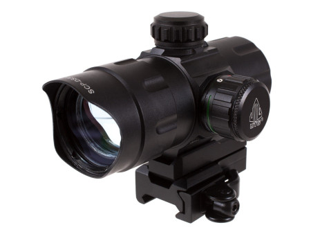 UTG 4.2" ITA Red/Green T-Dot Sight, 38mm Tube, Riser, Quick-Detach Mount