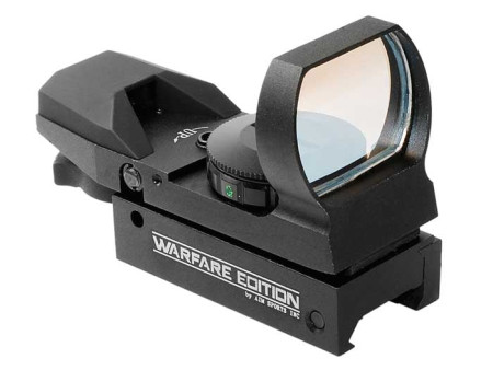 AIM Sports Warfare Edition Red/Green Dot Sight, 4 Ill. Reticles, Weaver/Picatinny Mount