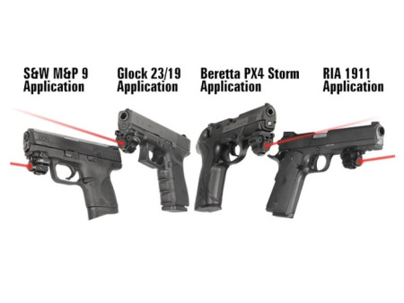 UTG Sub-Compact Red Laser, Solid Dot/Strobe Modes, Integral Picatinny Mount