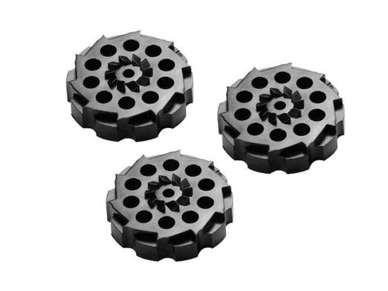Crosman 0407T Rotary Clips, Fits 357W & Vigilante CO2 Pellet Revolvers, 3pk