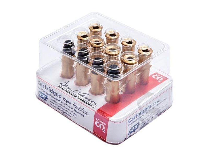 Dan Wesson Pellet Revolver Cartridges, 12ct