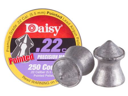 Daisy Precision Max .22 Cal, 14.0 Grains, Pointed, 250ct