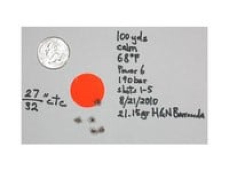 H&N Baracuda Match, .22 Cal (5.52mm), 21.14 Grains, Round Nose, 200ct