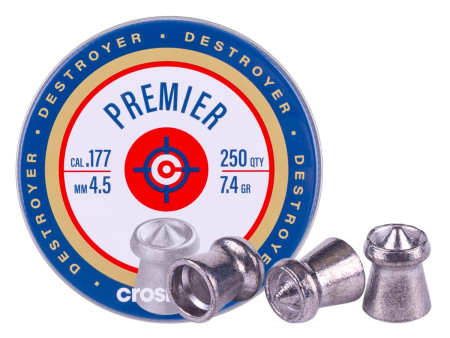 Crosman Destroyer .177 Cal, 7.9 Grains, Pointed, 250ct