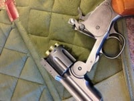 Schofield No. 3 Nickel CO2 BB Revolver, Full Metal