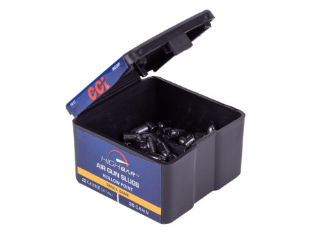 CCI High Bar Air Gun Slugs, .22 Cal, 30gr, Hollow Point, 100ct
