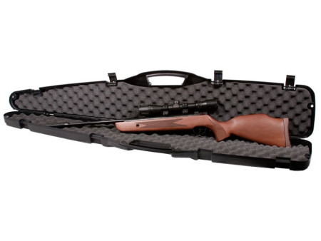 Plano Single Rifle Hard Shell Case, Black, 52.75"x3.25"x9.5"