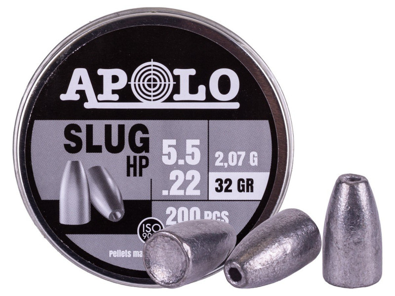 Apolo Slug HP .22 Cal, 32gr, 200ct