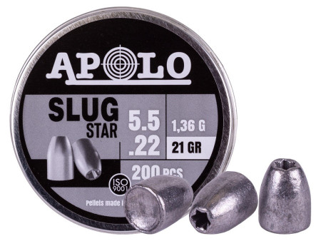 Apolo Slug Star .22 Cal, 21gr, 200ct