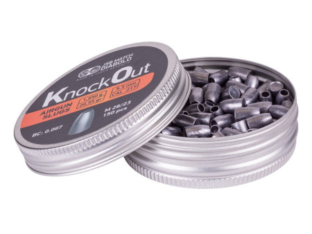 JSB KnockOut Slugs .217 Cal, 28.55gr, Hollowpoint, 200ct