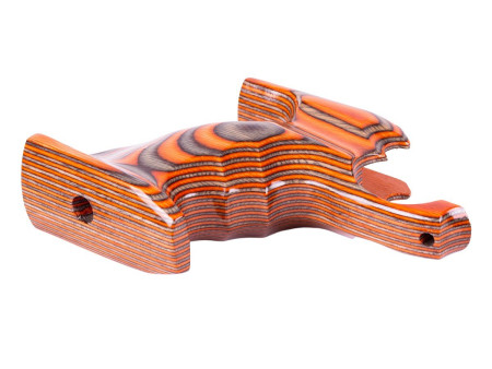 Reximex Grip for RPA Air Pistol, Orange Laminate