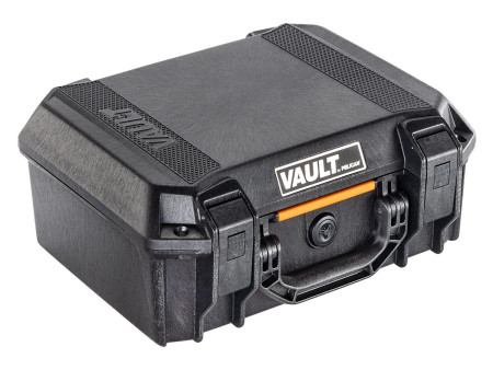 Pelican V200 Vault Medium Pistol Case, Black